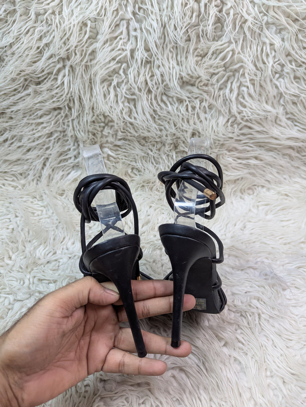 FAISHIONNOVA BLACK PENCIL HEEL