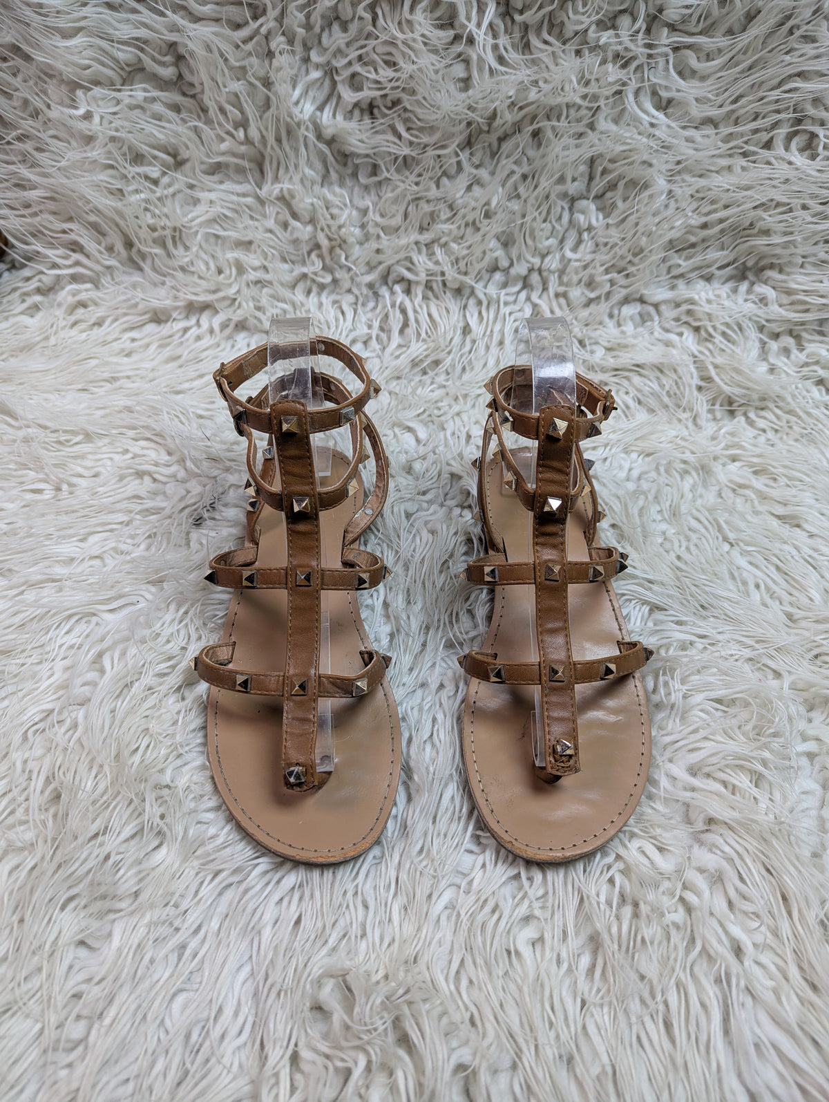 Evenaodd gold Flat sandal