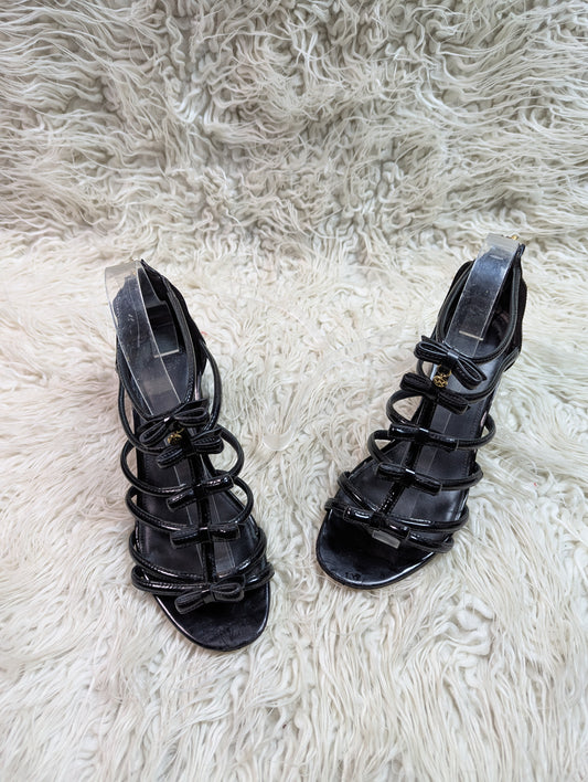 Michael Kors black block heel