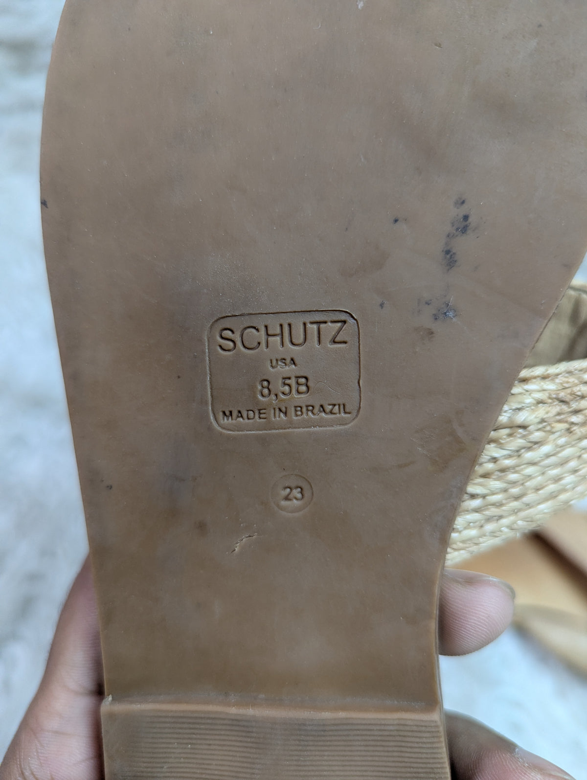 Wood color Slipper