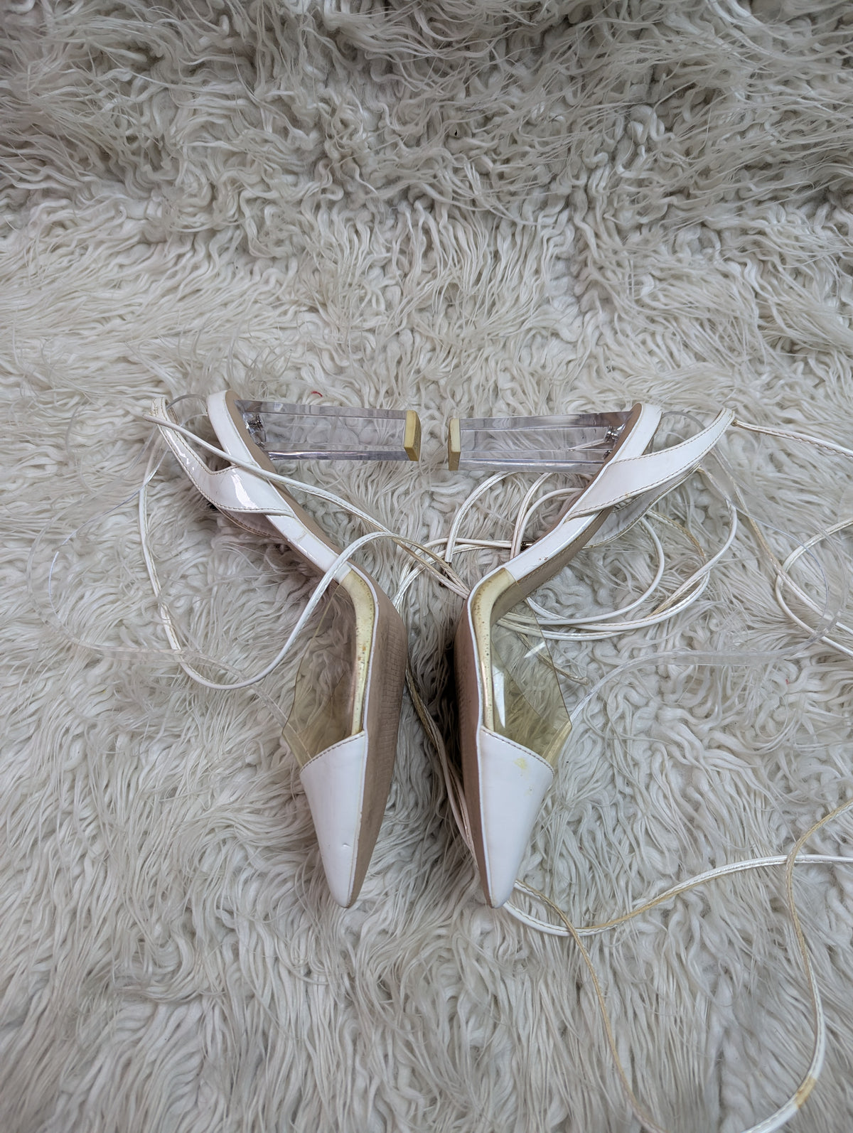 Asos shoes white Heel