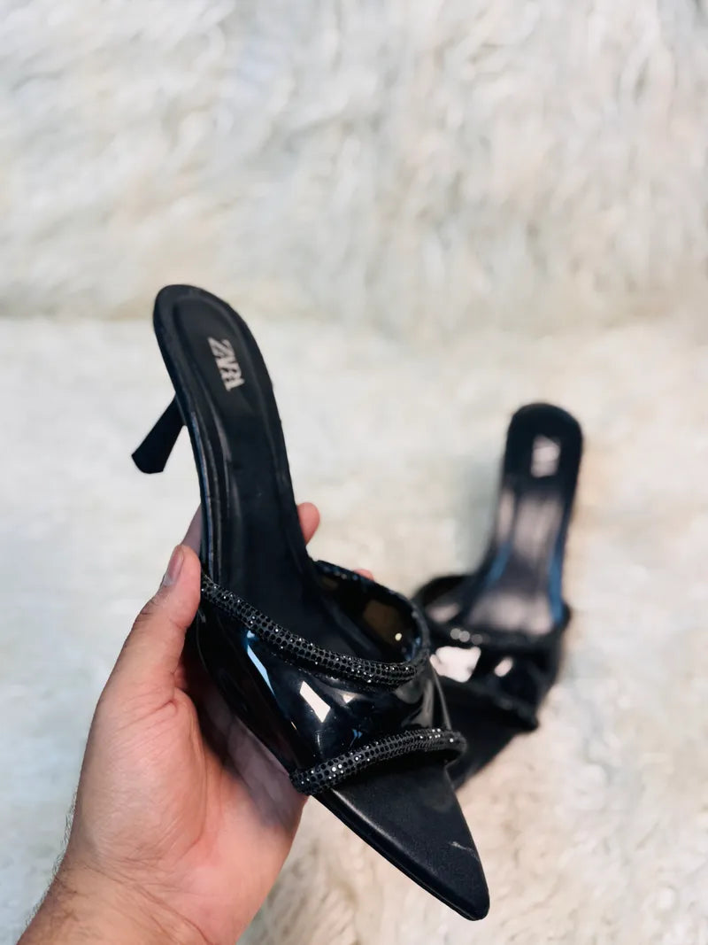 Zara black Heel (41)