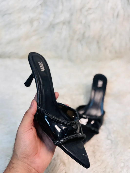 Zara black Heel (41)