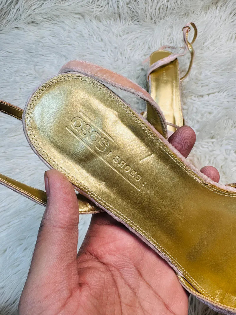 Asos Heel Golden (40.5)