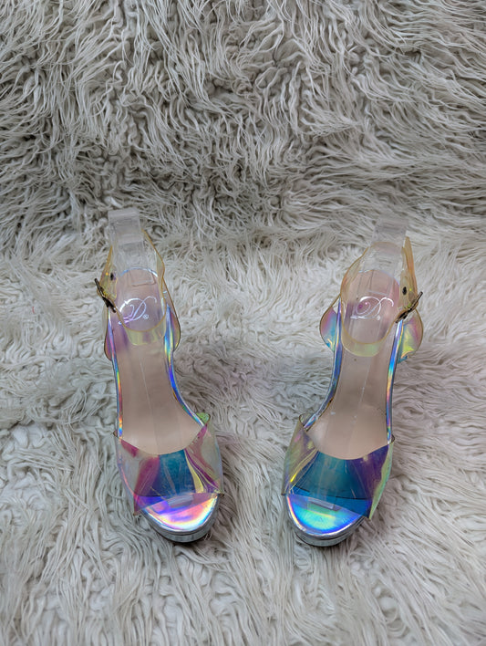 Desire Shiny Rainbow Heel