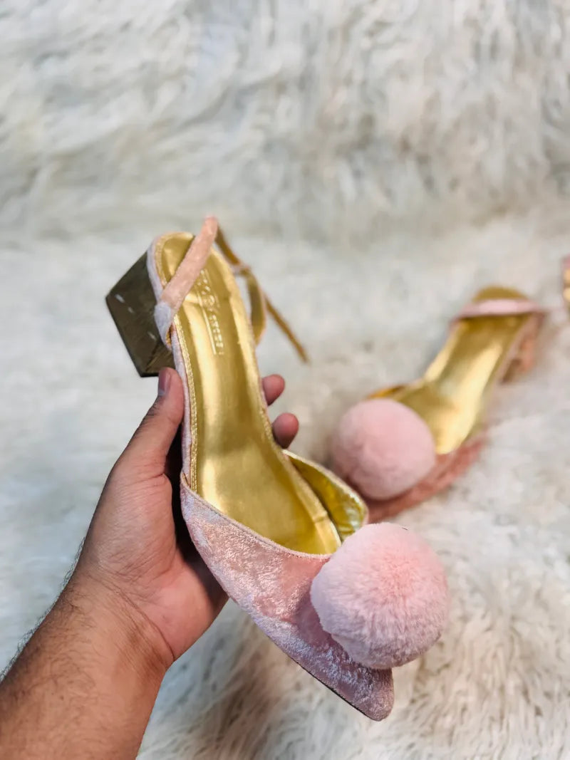 Asos Heel Golden (40.5)