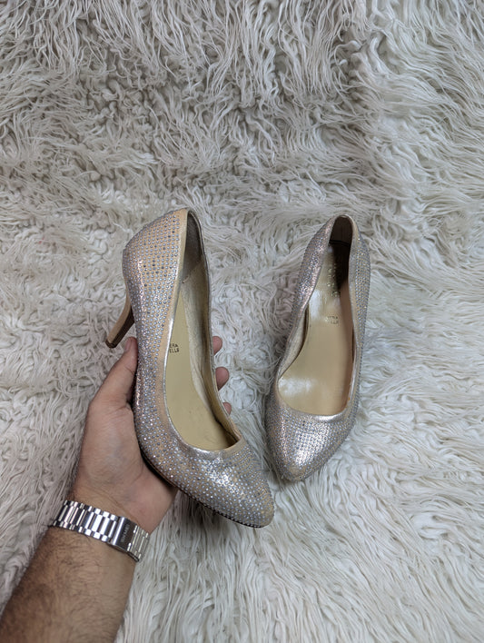 INC INTERNATIONAL CONCEPTS silver Heel