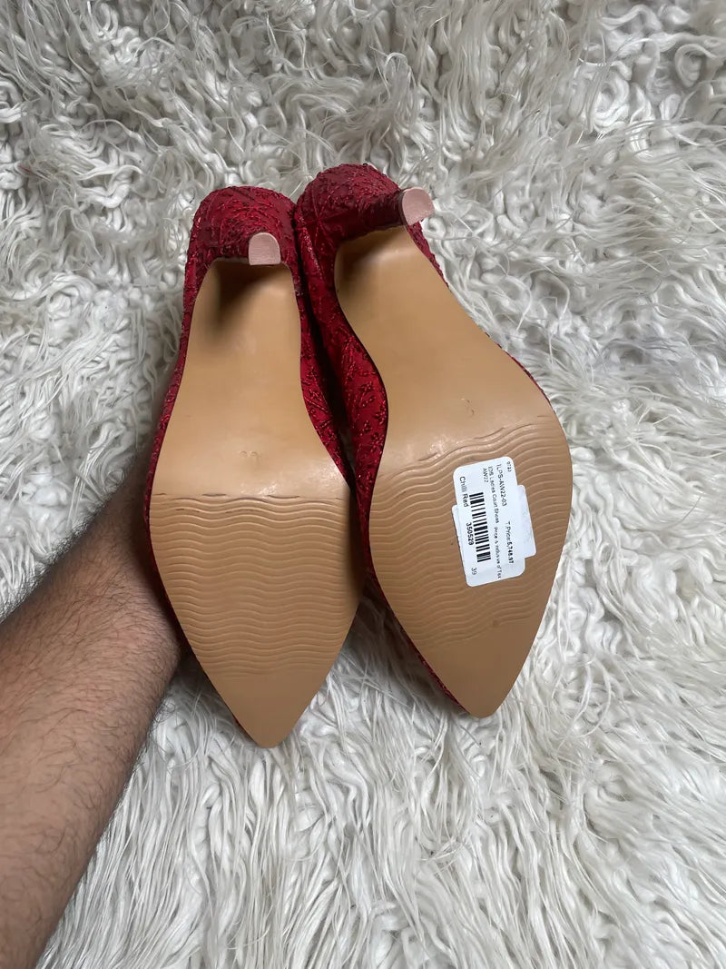 Ideas Shinny (Factory Leftover) Heel Red