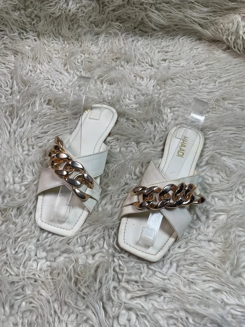 Khaadi White Flat