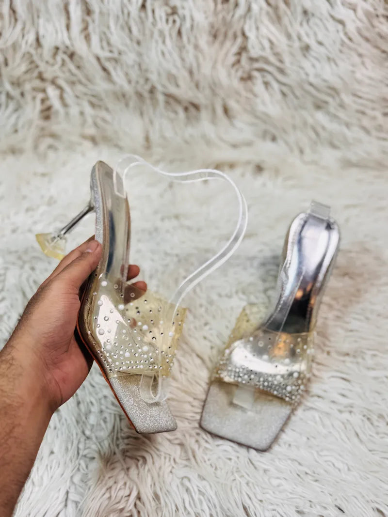 Seera silver heel