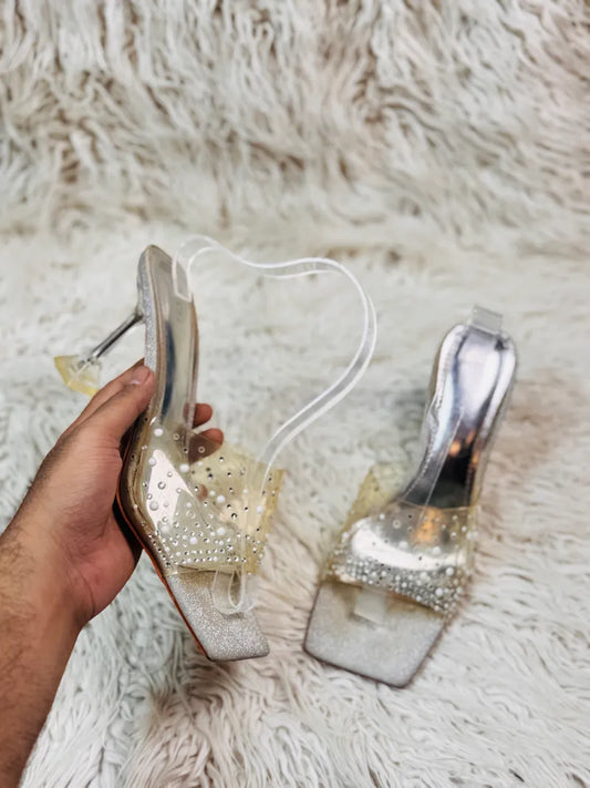 Seera silver heel