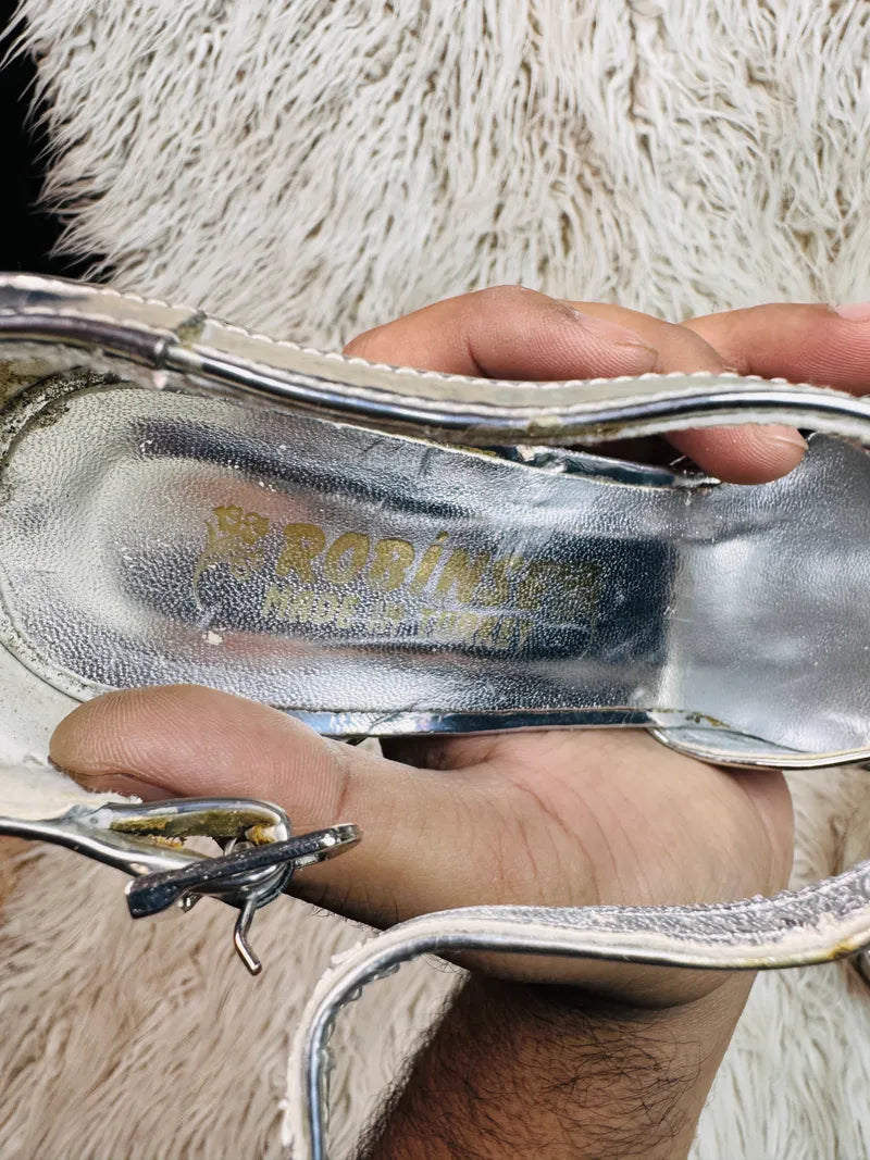 Robinson silver heel
