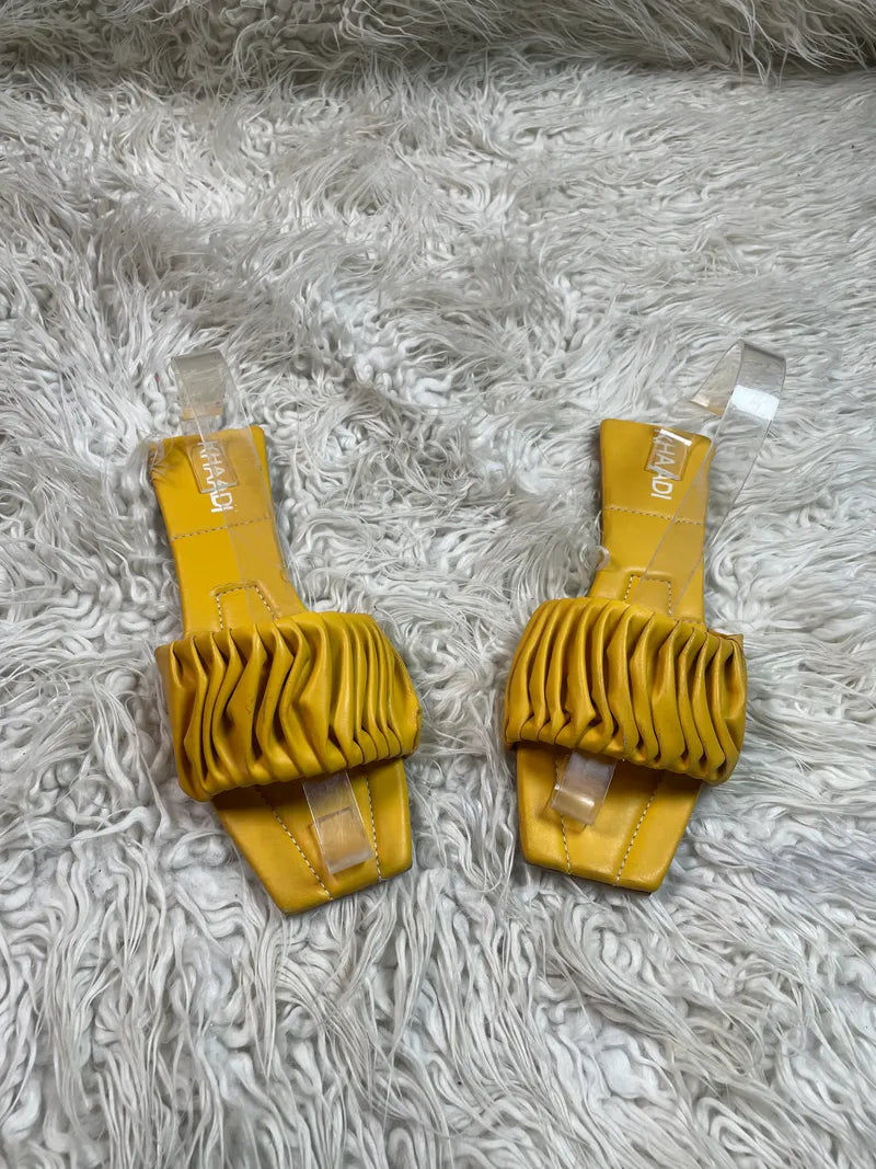 Khaadi yellow Formal Flat