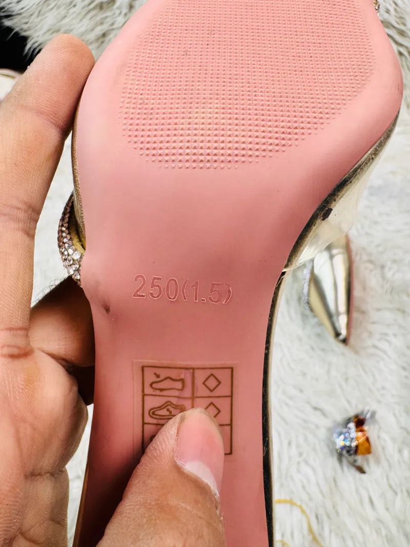 Sam shoe Heel Golden pencil