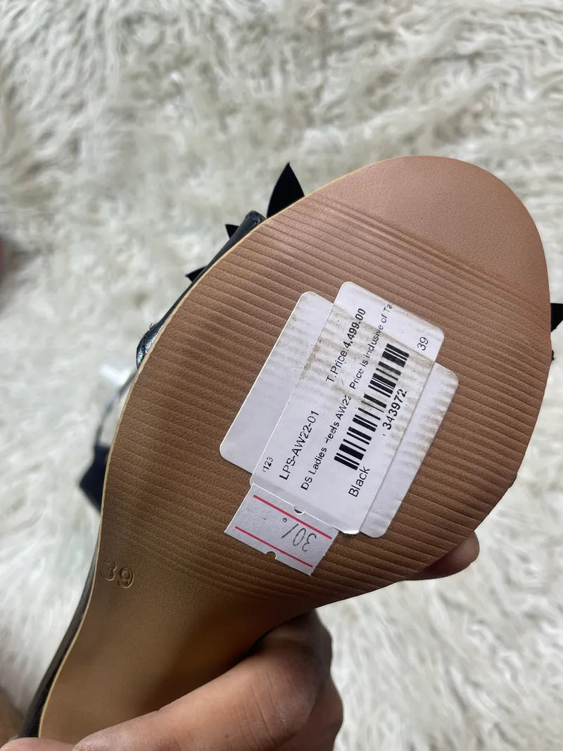 Ideas (Factory leftover) Black heel